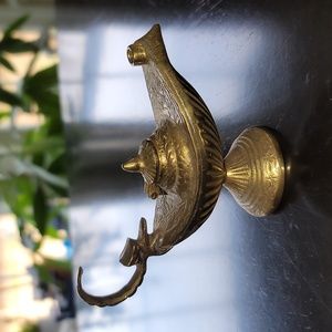 Vintage Aladdin Lamp, Home Decor, Meditation, Ornamenal lamp, Brass Genie lamp